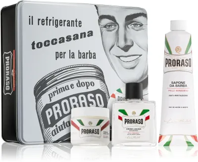 Proraso Set Whole Routie - набор для бритья для мужчин White White