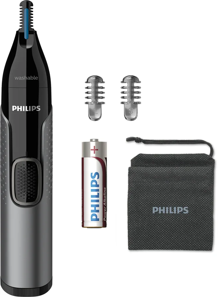 Триммер для носа и ушей Philips Series 3000 NT3650/16 с лезвиями из нержавеющей стали, водостойкий, 1 шт NT3650/16