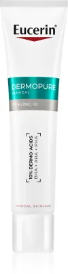Eucerin DermoPure Clinical Peeling 10 - Ночной крем для лица с пилингом для проблемной кожи, 40 мл