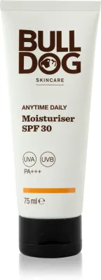 Bulldog Anytime Daily Moisturise SPF30 - Увлажняющий питательный крем, 75 мл