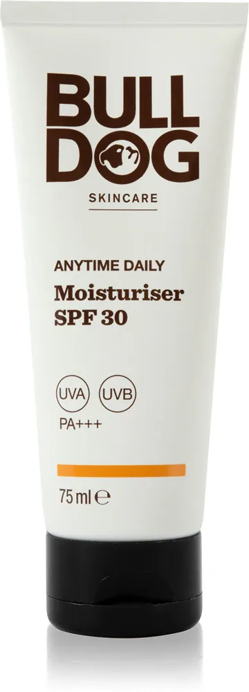 Bulldog Anytime Daily Moisturise SPF30 - Увлажняющий питательный крем, 75 мл