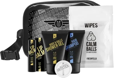 Angry Beards Fly High On This Sweet Stuff - Путешественнический набор для мужчин, 6 шт