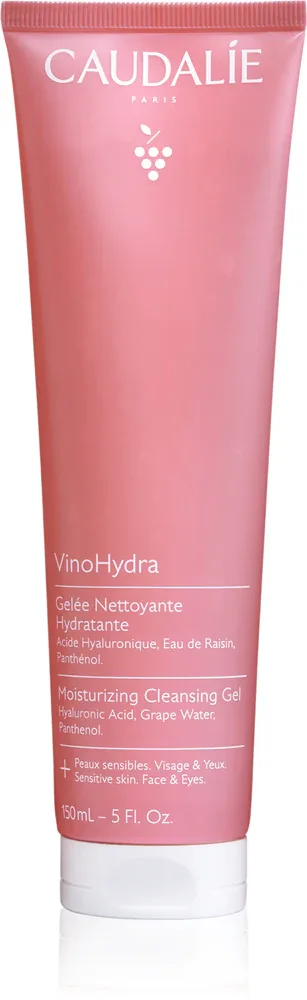 Гель для умывания Caudalie VinoHydra Moisturizing Cleansing Gel увлажняющий, для чувствительной и сухой кожи, 150 мл