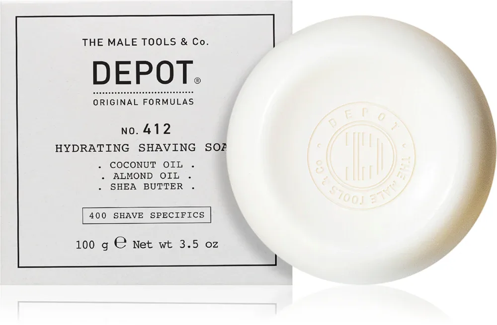 DEPOT 400 SHAVE SPECIFICS NO. 412 HYDRATING SHAVING FOAM - Увлажняющее мыло для бритья, 100 г
