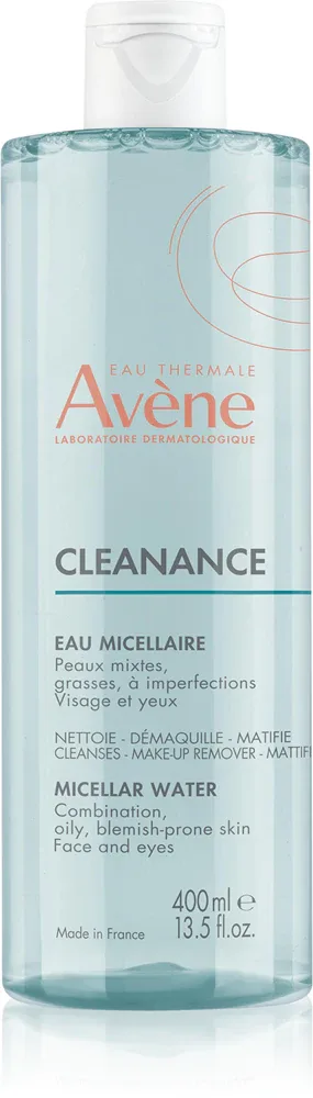 Avene Cleanance - Мицеллярная вода для жирной и комбинированной кожи, 400 мл