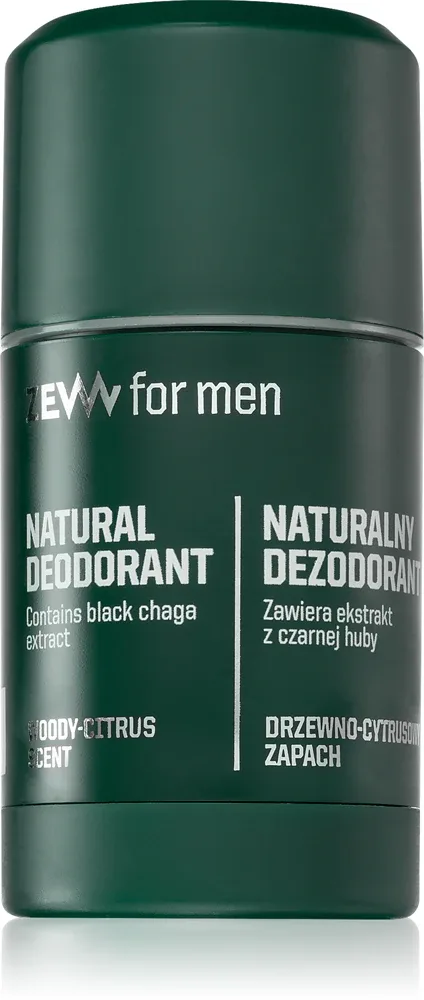 Zew For Men Natural Deodorant - Дезодорант ролл-он, 80 г