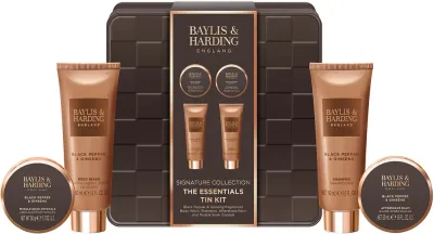 Baylis & Harding Black Pepper & Ginseng - Подарочный набор в жестяной коробке для мужчин