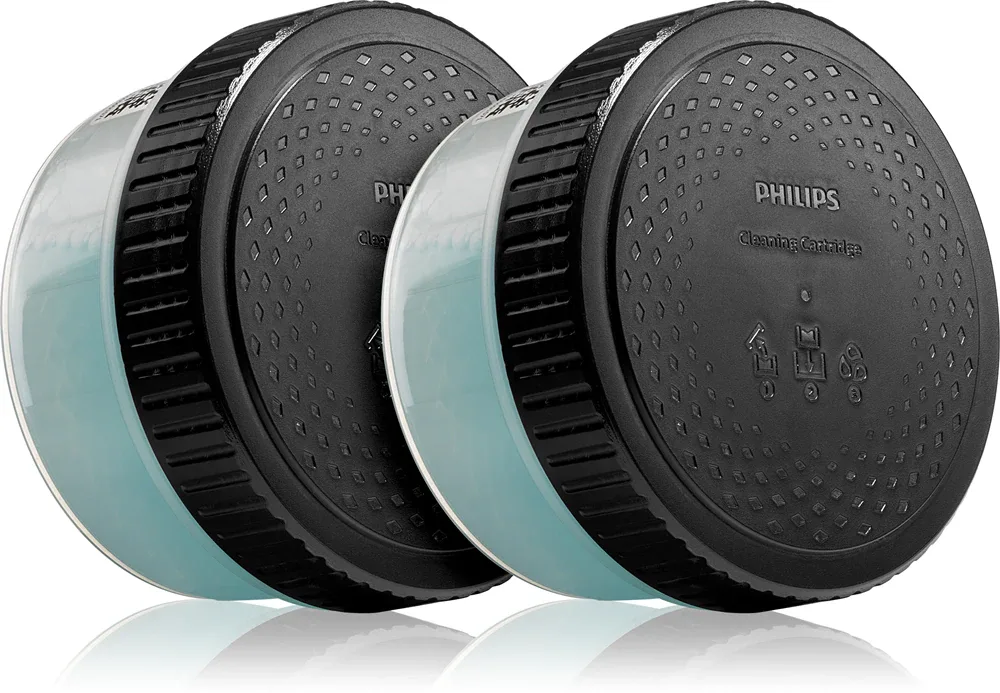 Жидкость для очистки электробритвы Philips Quick Clean Pod CC12/50, 2 картриджа по 160 мл