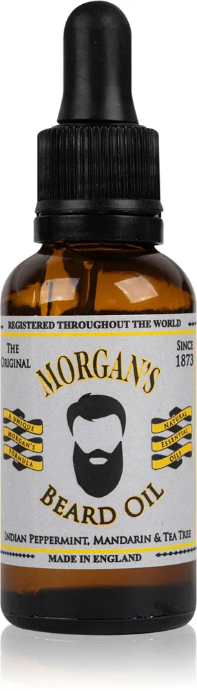 Масло для бороды Morgan's Beard Oil Indian Peppermint с ароматом индийской мяты перечной, 30 мл
