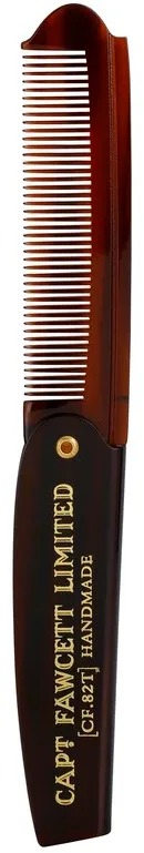 Captain Fawcett Accessories - Раскладной гребень для бороды (CF.82T), 19.3 см
