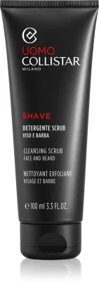 Collistar Uomo Face and Beard Cleansing Scrub - Очищающий пилинг, подготавливающий кожу к бритью, 100 мл
