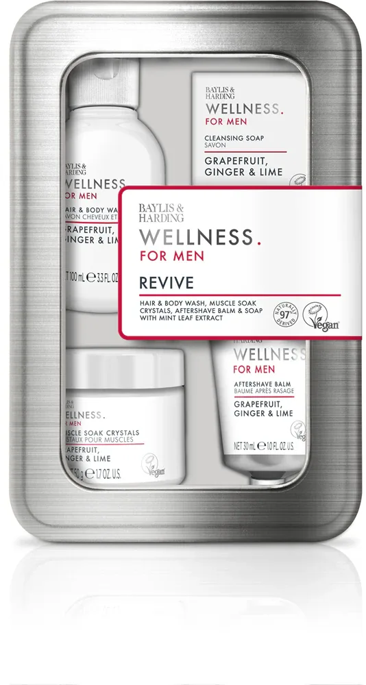 Baylis & Harding Wellness. For Men. Revive - Подарочный набор для мужчин для ванны
