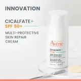 Avene Cicalfate+ Multi-Protective Skin Repair Cream - Крем регенерирующий-защитный для раздраженной кожи SPF 50+, 30 мл — фото 3