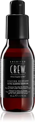 American Crew Shave & Beard Ultra Gliding Shave Oil - смягчающее масло для бороды, 50 мл
