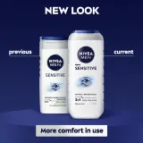 NIVEA MEN Sensitive - Гель для душа для мужчин удобная упаковка 3 x 500 мл 3 x 500 мл — фото 7
