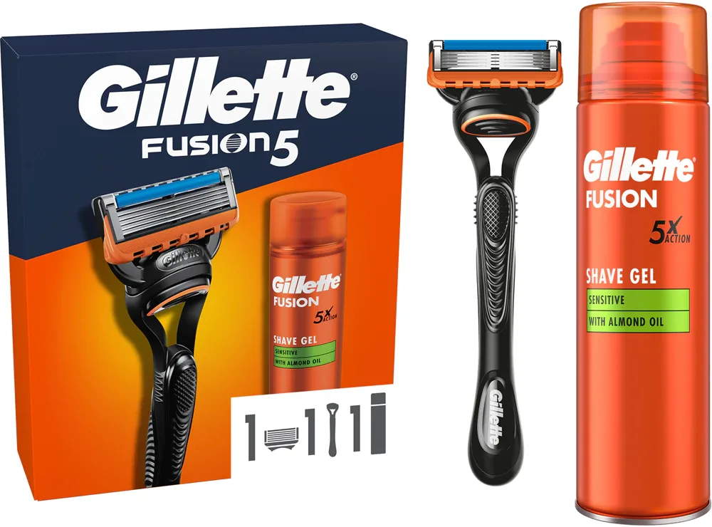 Gillette Fusion5 - Подарочный набор для мужчин