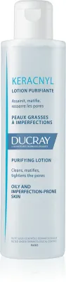 Ducray Keracnyl - Очищающая вода для жирной и проблемной кожи, 200 мл