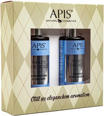 Apis Natural Cosmetics Who's The Boss - Подарочный набор для мужчин, 2 шт