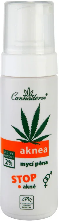 Пенка для умывания Cannaderm Aknea Washing Foam для проблемной кожи, матирующая, 180 мл