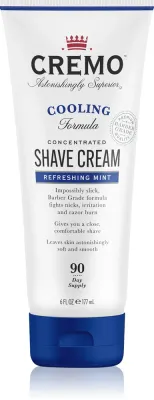 Cremo Refreshing Mint Cooling Shave Cream - крем для бритья в тюбике, 177 мл