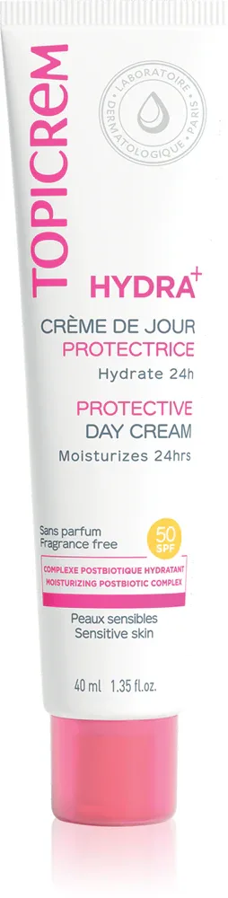 Topicrem Hydra+ Protective Day Cream - Крем защитный на день SPF 50+, 40 мл