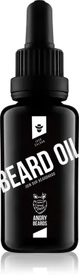 Масло для бороды Angry Beards Jack Saloon Beard Oil разглаживающее, с лёгким свежим ароматом, 30 мл
