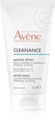 Маска для лица Avene Cleanance Detox Mask очищающая, с глиной, матирующая, 50 мл