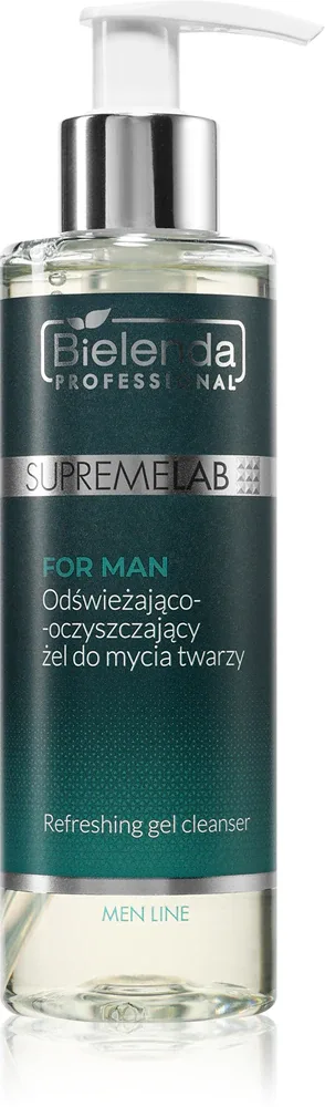 Гель для умывания Bielenda Professional Supremelab Men Line для мужчин, очищающий и матирующий, 200 мл