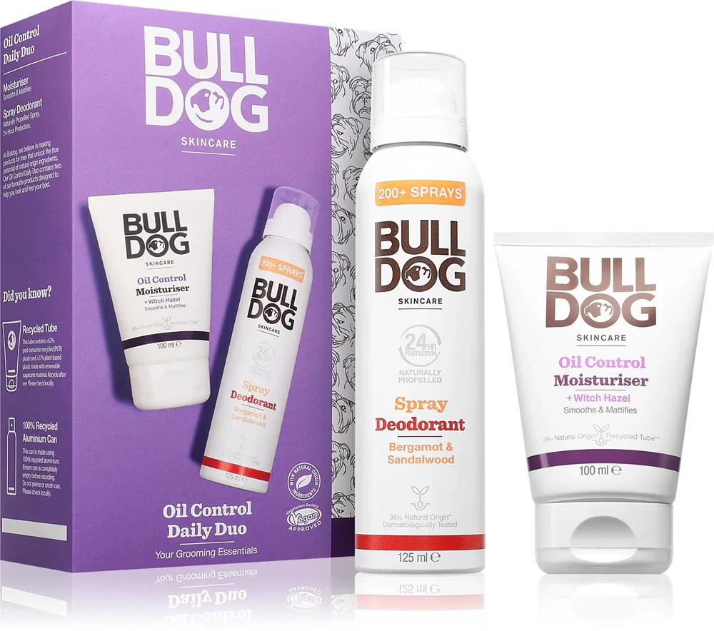 Bulldog Oil Control Daily Duo - Подарочный набор для мужчин