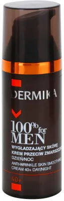 Dermika 100% for Men - Сглаживающий антивозрастной крем 40+, 50 мл