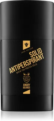 Angry Beards Jack Saloon Solid Antiperspirant - Антиперспирант в стике для мужчин, 50 мл