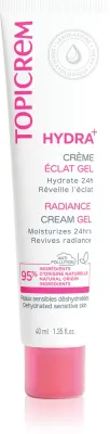 Topicrem Hydra+ Radiance Cream Gel - Розовый крем-гель для лица, 40 мл