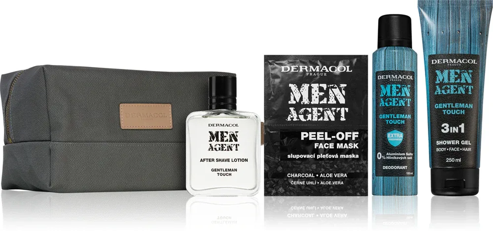 Dermacol Men Agent Gentleman Touch - Набор подарочный для тела и лица для мужчин