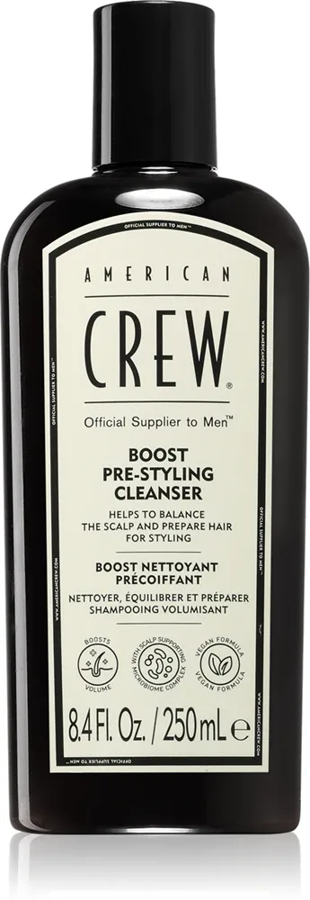 American Crew Boost Pre-styling Cleanser - шампунь для тонких и нежных волос, 250 мл
