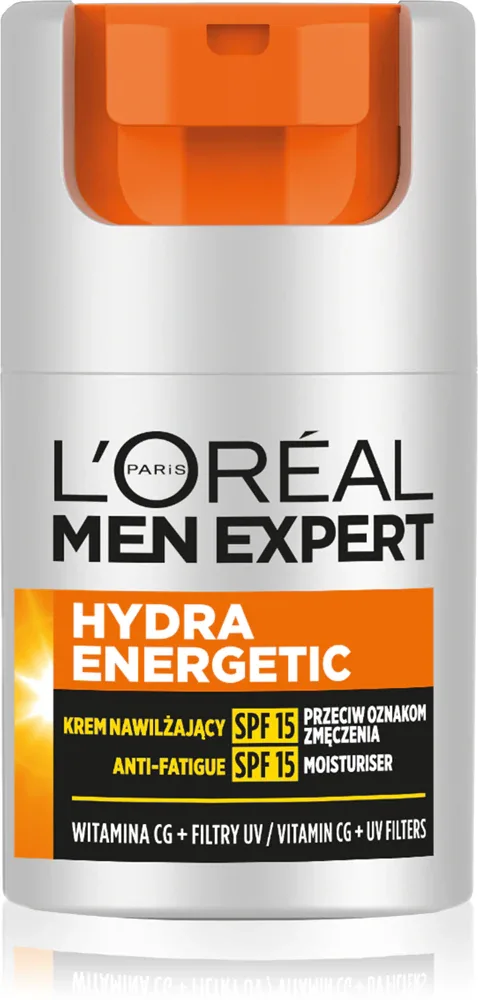 L’Oreal Paris Men Expert Hydra Energetic - Увлажняющий крем для лица для уставшей кожи SPF 15, 50 мл