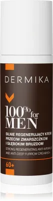 Dermika 100% for Men - Регенерирующий антивозрастной крем для мужчин 60+, 50 мл