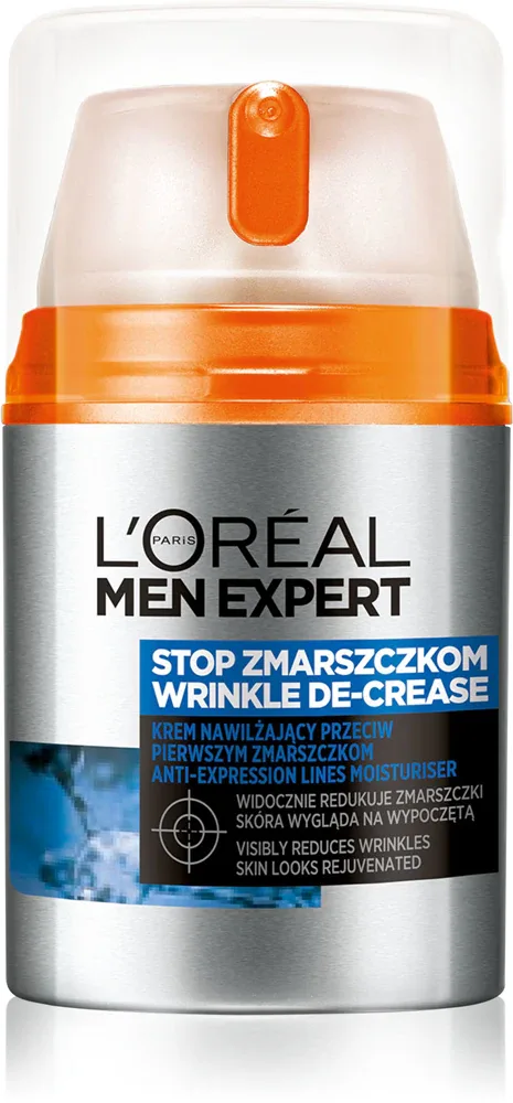 L’Oreal Paris Men Expert Stop Rides - Интенсивный увлажняющий антивозрастной крем для мужчин, 50 мл