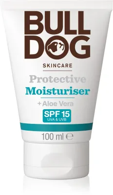 Bulldog Protective Moisturiser - Защитный крем SPF 15, 100 мл