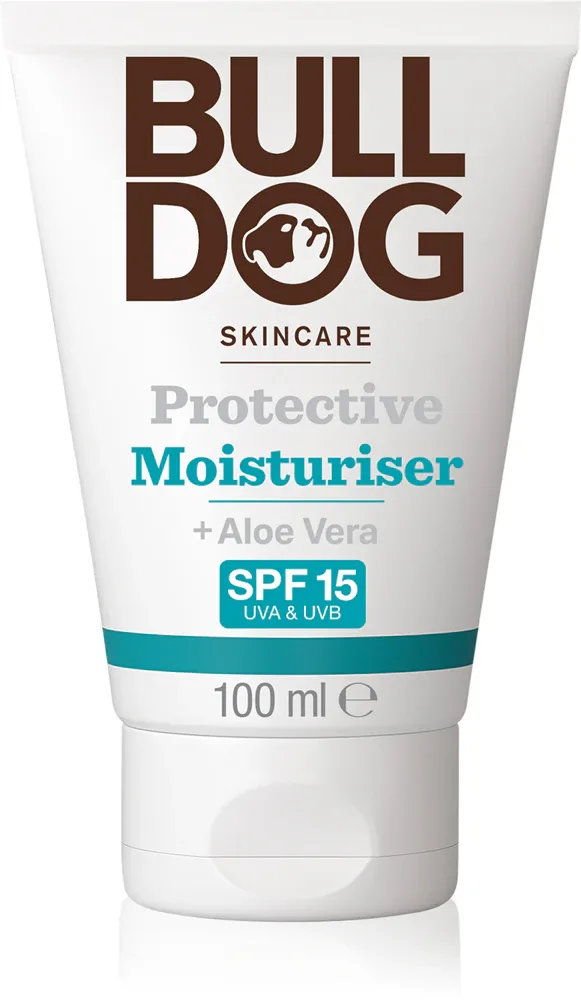 Bulldog Protective Moisturiser - Защитный крем SPF 15, 100 мл