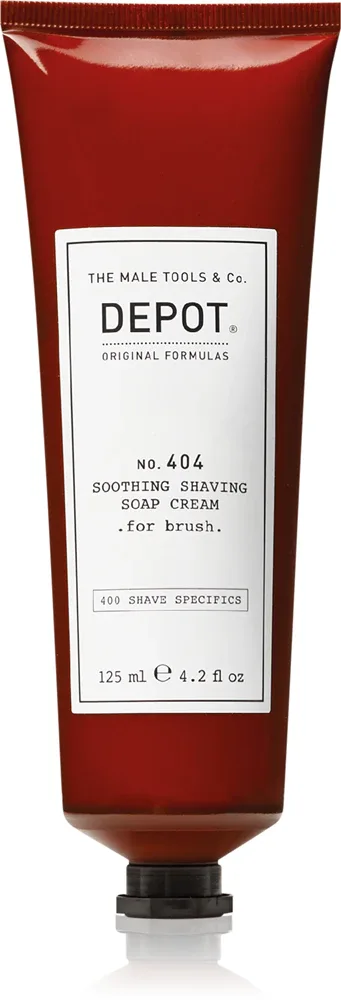 DEPOT 400 SHAVE SPECIFICS O. 404 SOOTHING SHAVING SOAP CREAM .for brush. - Успокаивающий крем для бритья