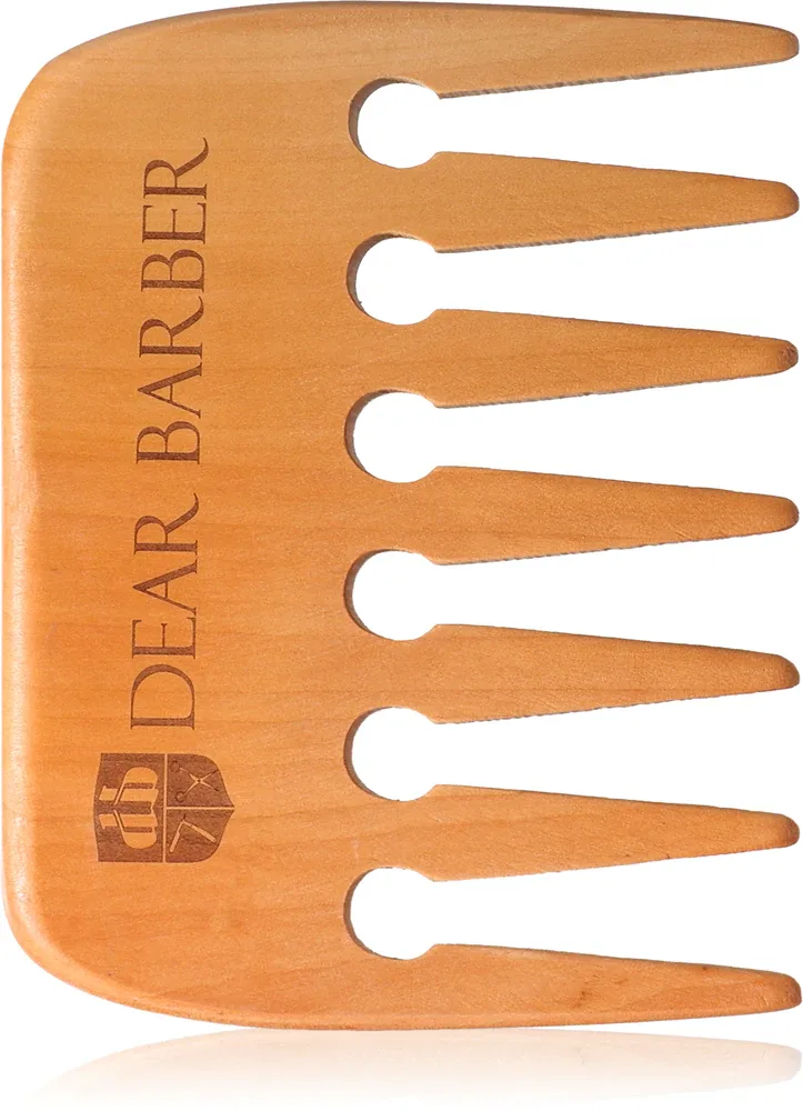 Расчёска для волос и бороды Dear Barber Texture, компактная, 1 шт