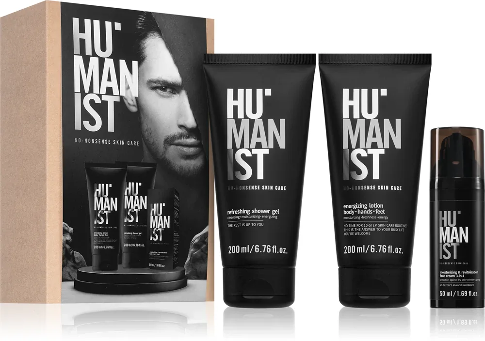 Delia Cosmetics Humanist - Подарочный набор для мужчин, 3 шт