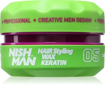 Nish Man 5 - Воск для стайлинга с кератином, 150 мл
