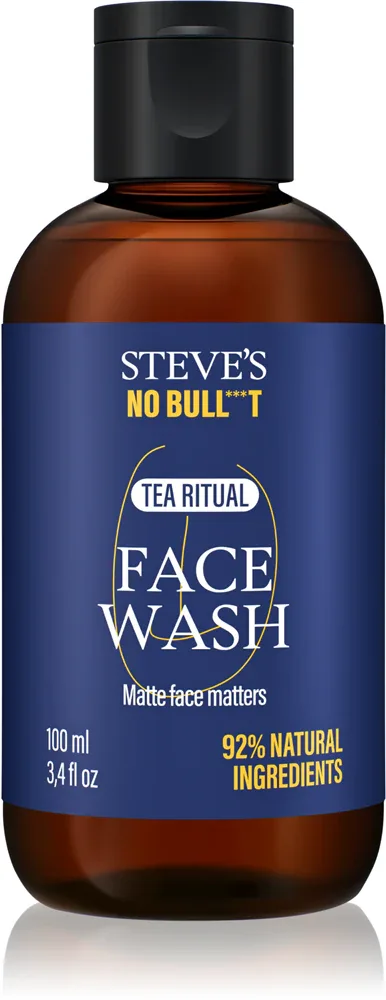 Steve's No Bull***t Tea Ritual Face Wash - Очищающий гель для лица, 100 мл