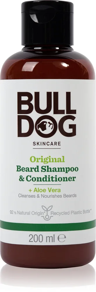 Bulldog Original Beard Shampoo and Conditioner - Шампунь и кондиционер для бороды, 200 мл