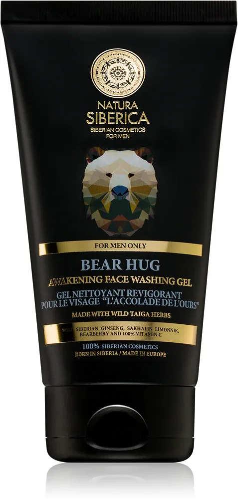 Очищающий гель для лица Natura Siberica For Men Only с витамином C, 150 мл