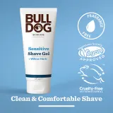Bulldog Sensitive Shave Gel - Гель для бритья для мужчин, 175 мл — фото 2
