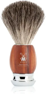 Mühle VIVO Plum Treewood - Помазок для бритья Muhle VIVO Plum Treewood из натурального ворса, 1 шт, 1 шт
