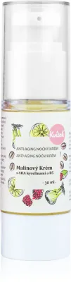 Kvitok Raspberry Cream with AH Acids - Ночной крем для зрелой кожи 40+, 30 мл