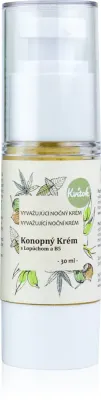 Kvitok Cream with Cannabis Oil with Burdock and B5 - Крем для ночного ухода за жирной кожей, 30 мл